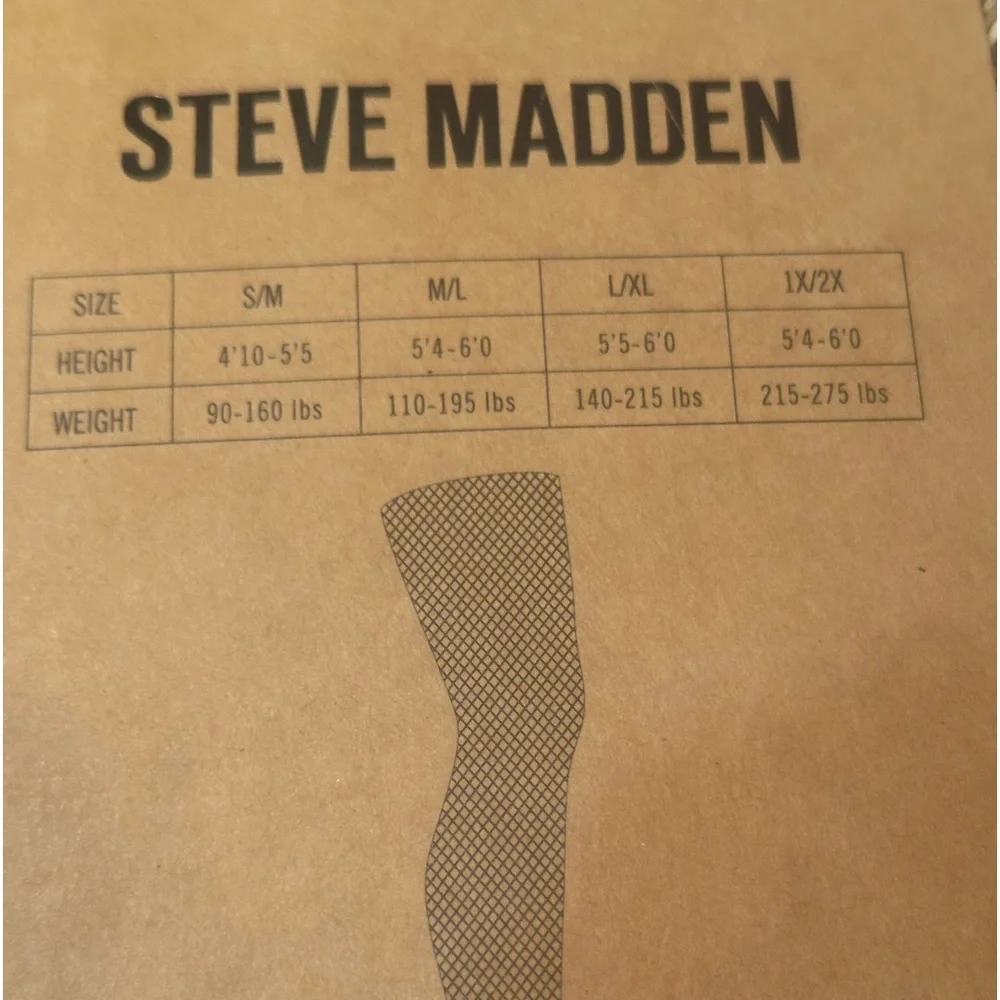 Medium / Large STEVE MADDEN Fashion Tights Fishnet Legwear NWT
